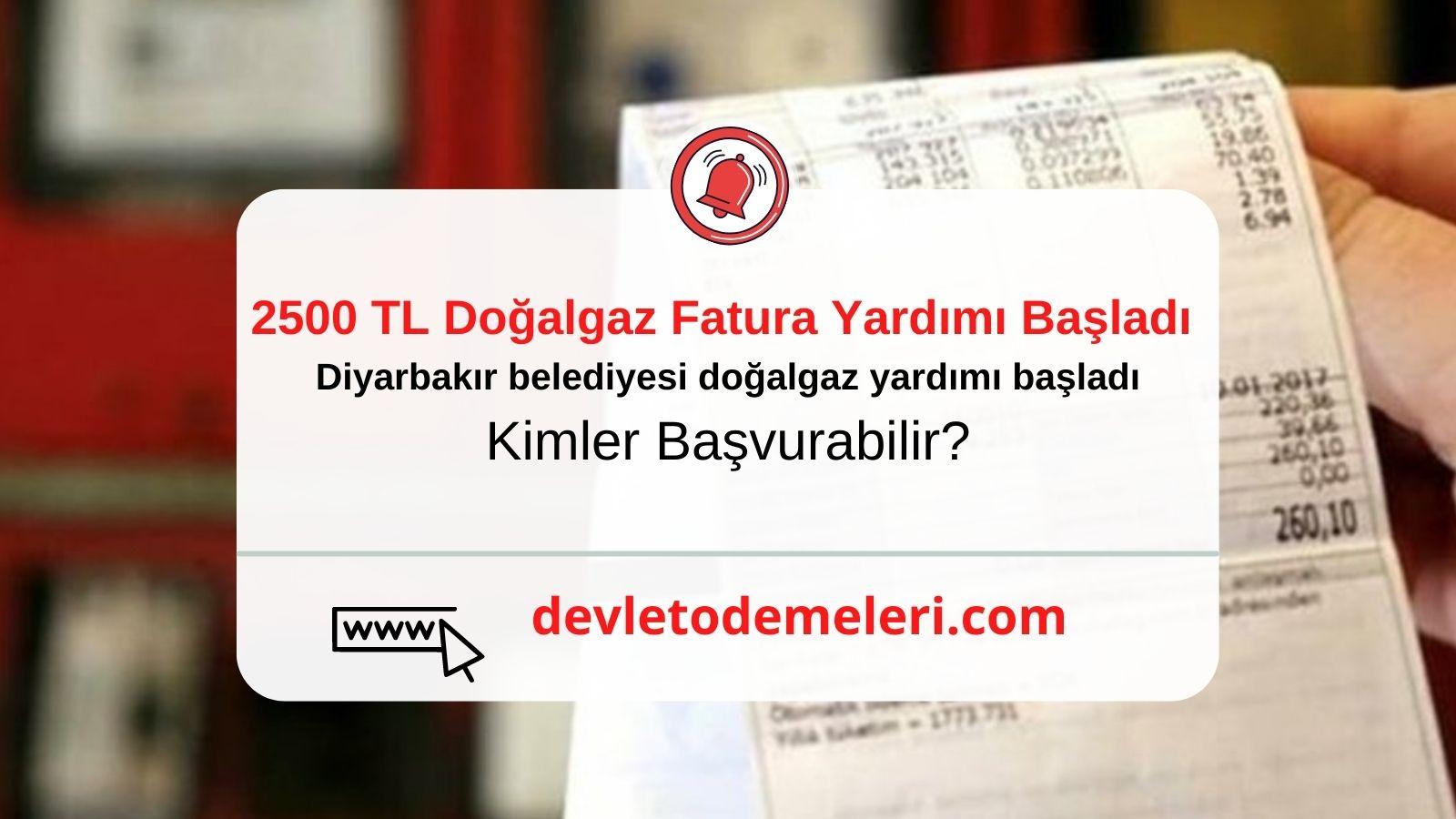 Diyarbakır belediyesi doğalgaz yardım başvurusu Başladı. Kimler Başvurabilir? Başvuru Formu