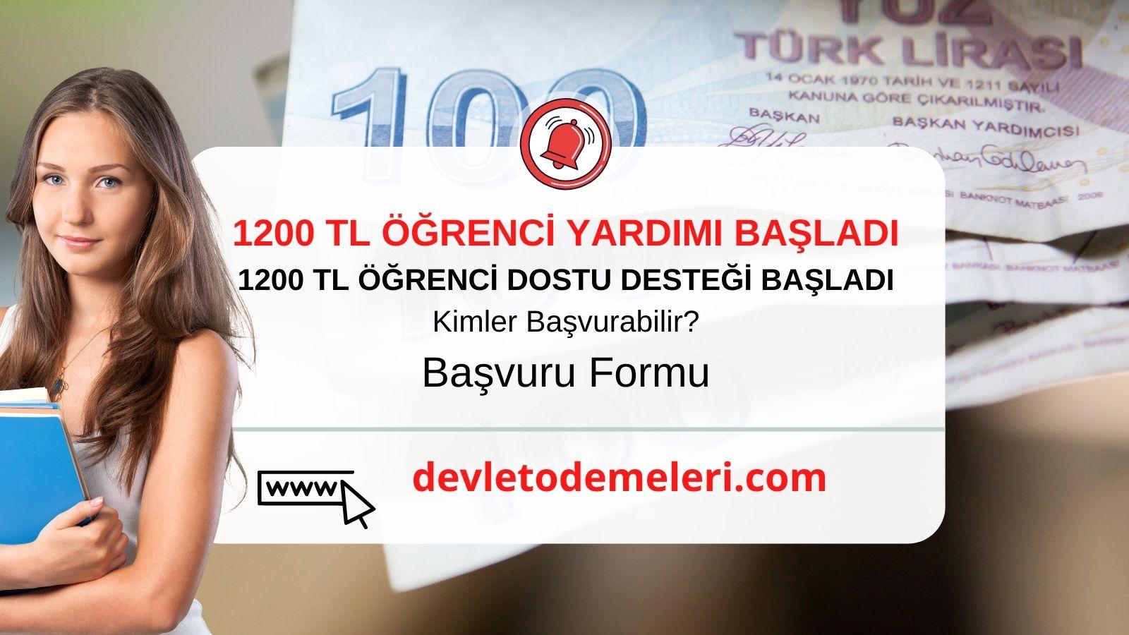 Gaziantep öğrenci dostu 1200 TL Yardım Başvurusu Nasıl Yapılır? Kimler Başvurabilir? Başvuru Formu