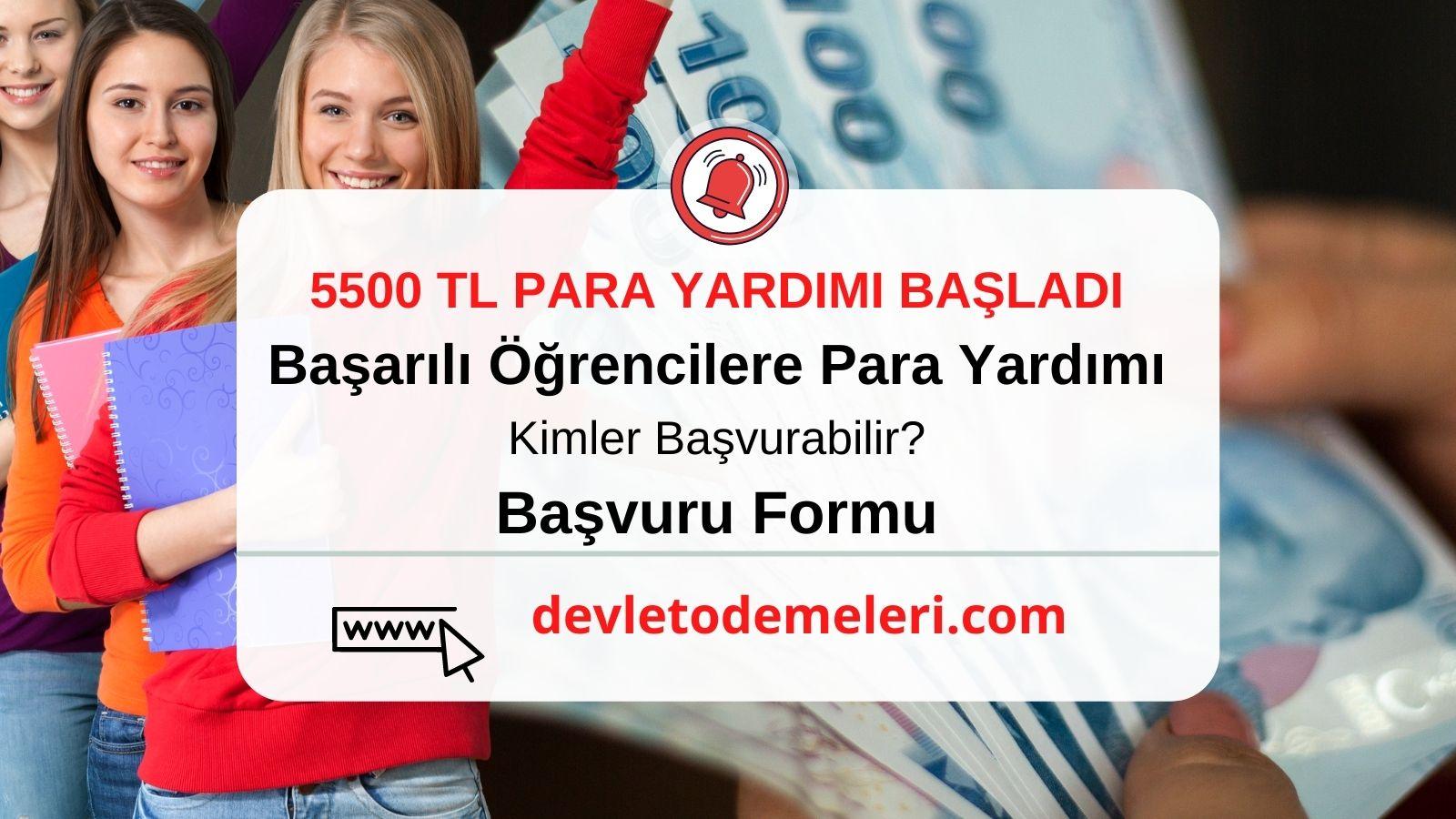 Devletin öğrencilere verdiği para yardımı başvuru formu