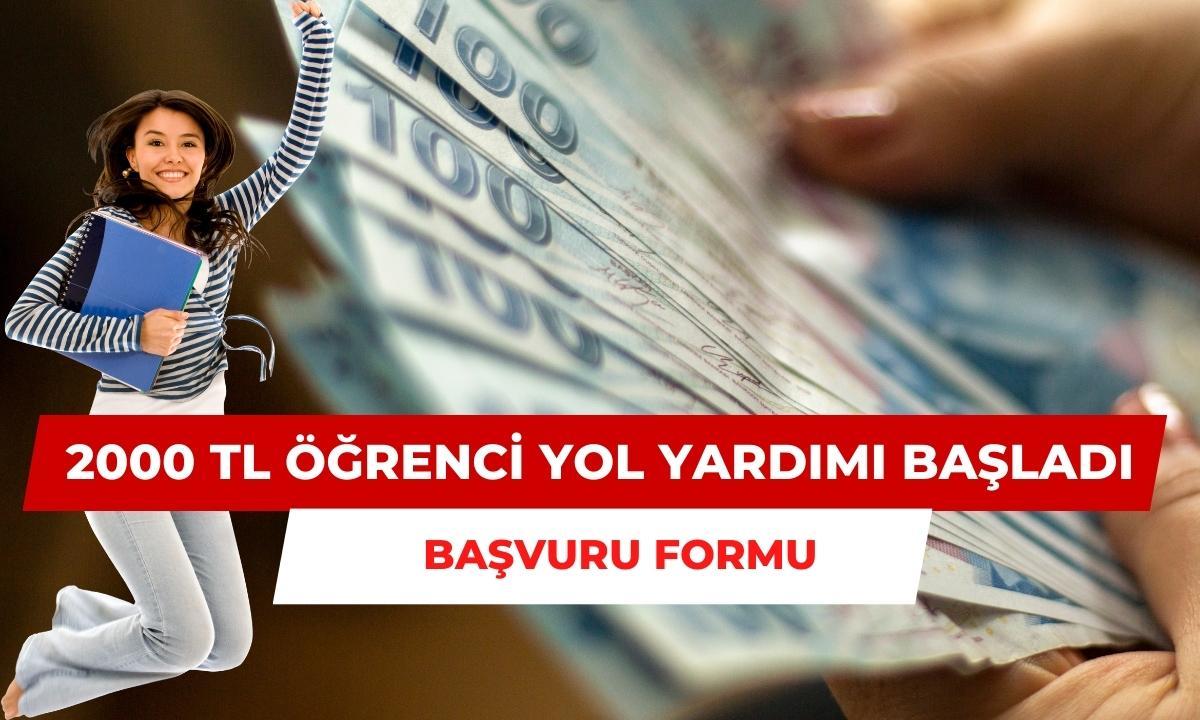 Ulaşım Desteği Başvurusu Nasıl Alınır? Başvuru Formu