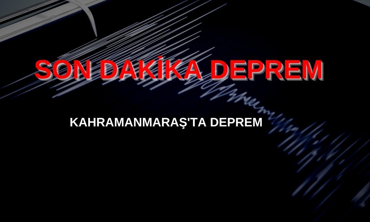 Kahramanmaraş'ta Deprem Oldu. Göksun (Kahramanmaraş)  4.6 Şiddetinde Deprem