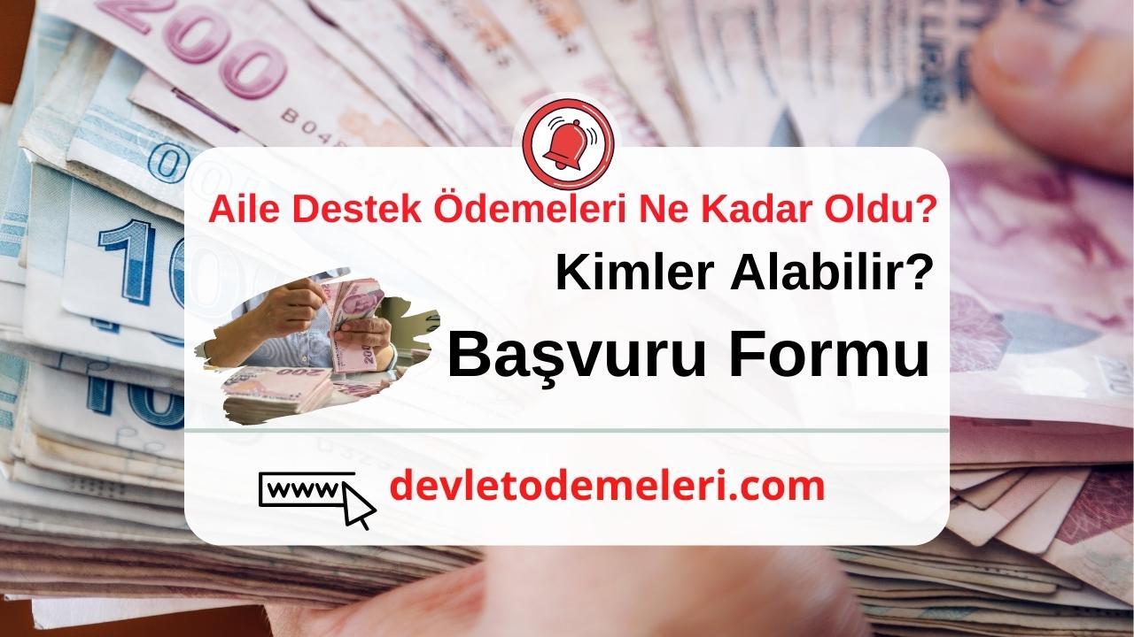 Aile Destek Ödemeleri Ne Kadar Oldu? Başvuru Nasıl Yapılır?