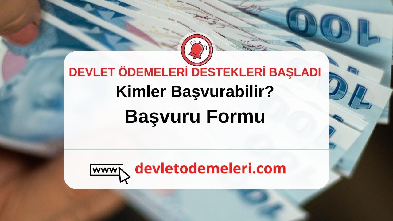 Devlet Ödemeleri Yardım Başvurusu 2024