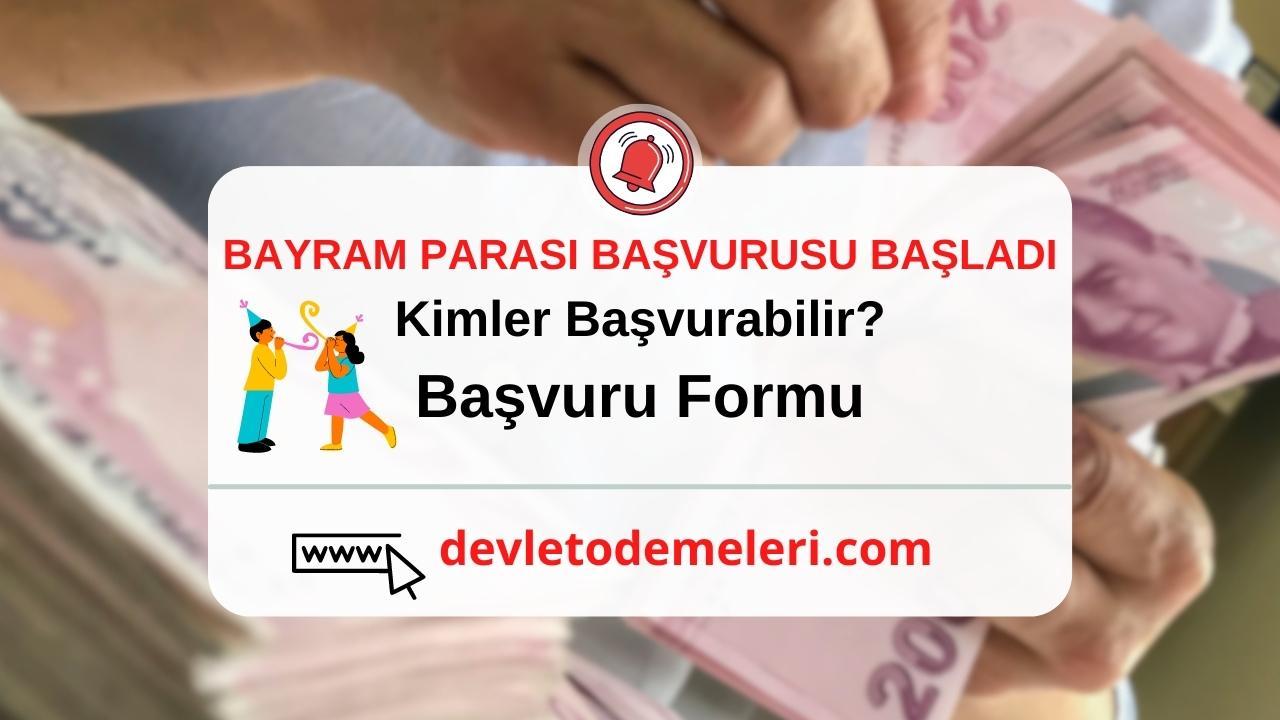 Bayram yardım parası başvuru formu