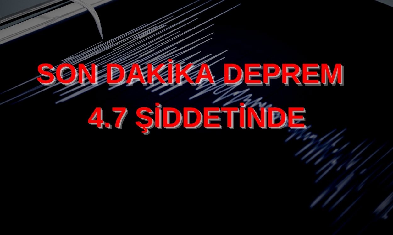 Kayseri'de 4.7 Şiddetinde Deprem Oldu