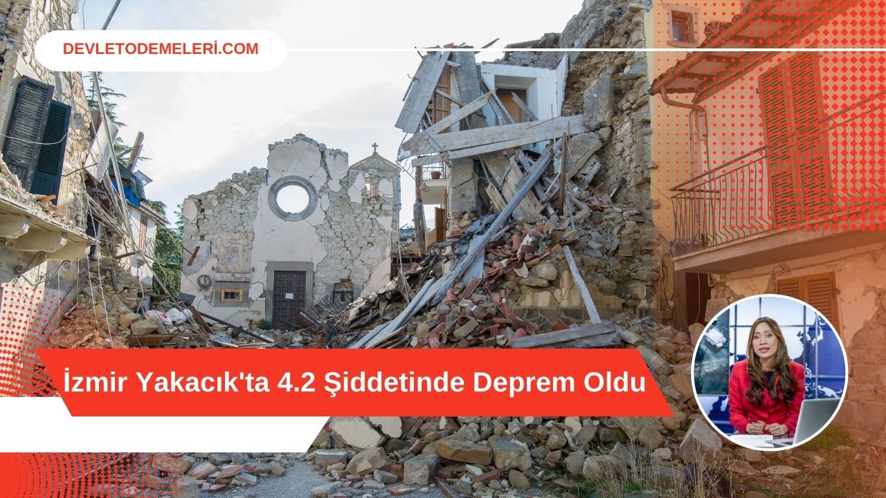 İzmir Yakacık'ta 4.2 Şiddetinde Deprem Oldu