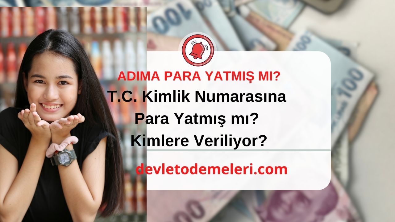 T.C. Kimlik Numarasına Para Yatmış mı?