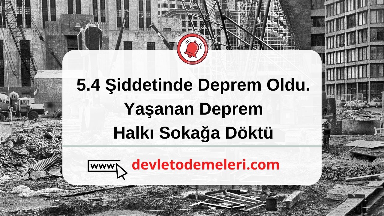 5.4 Şiddetinde Deprem Oldu. Çin'in Sincan Uygur Özerk Bölgesi'nde Yaşanan Deprem Halkı Sokağa Döktü