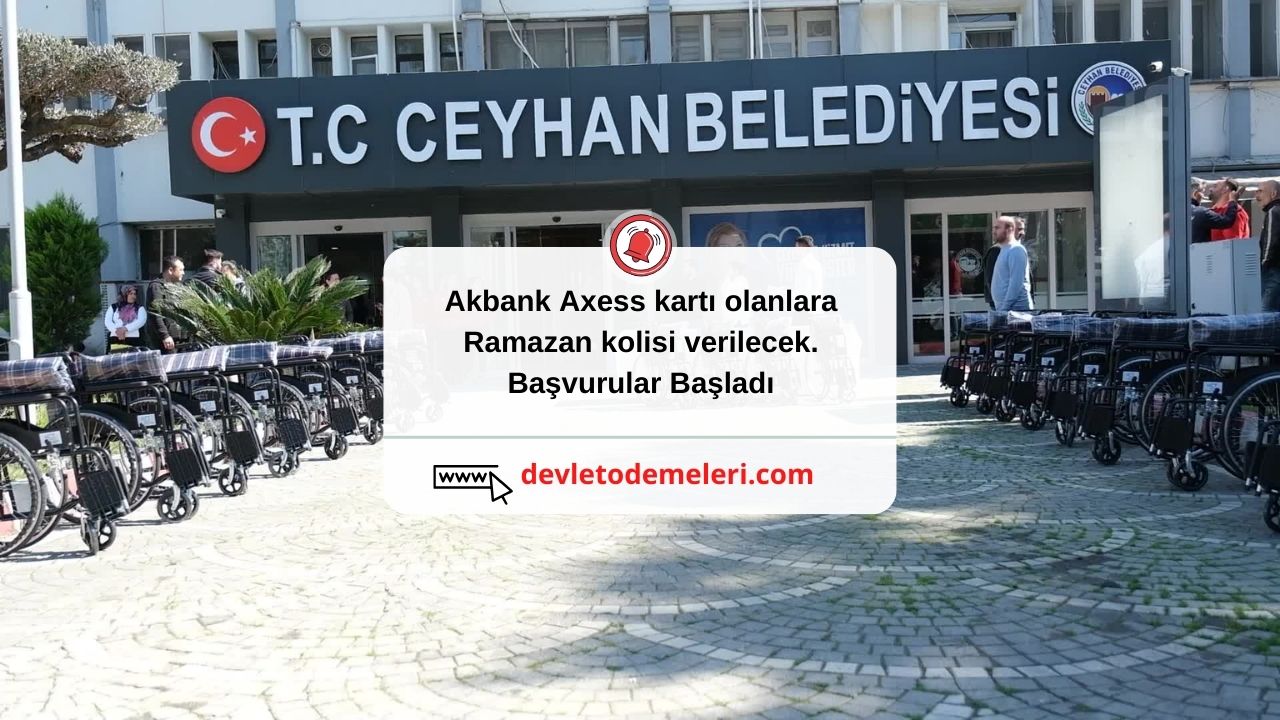 Ceyhan Belediyesi Tekerlekli Sandalye Desteği Başladı