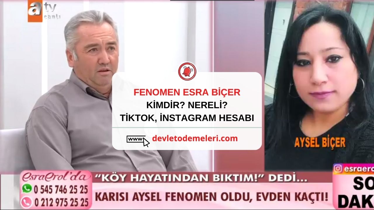 Aysel Biçer Fenomen Esra Erol'da. Kimdir? Tiktok İnstagram Hesabı Nedir?