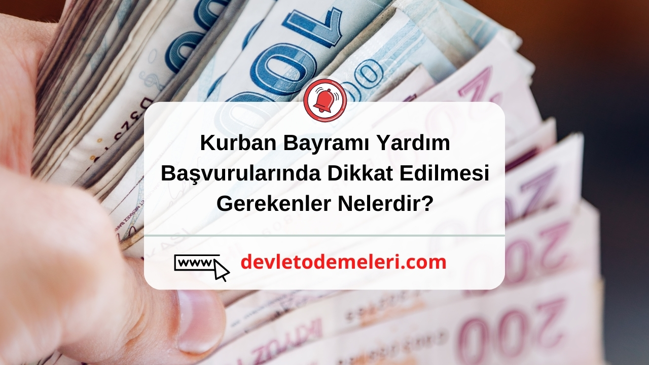 Kurban Bayramı Yardım Başvurusu Nasıl Yapılır?