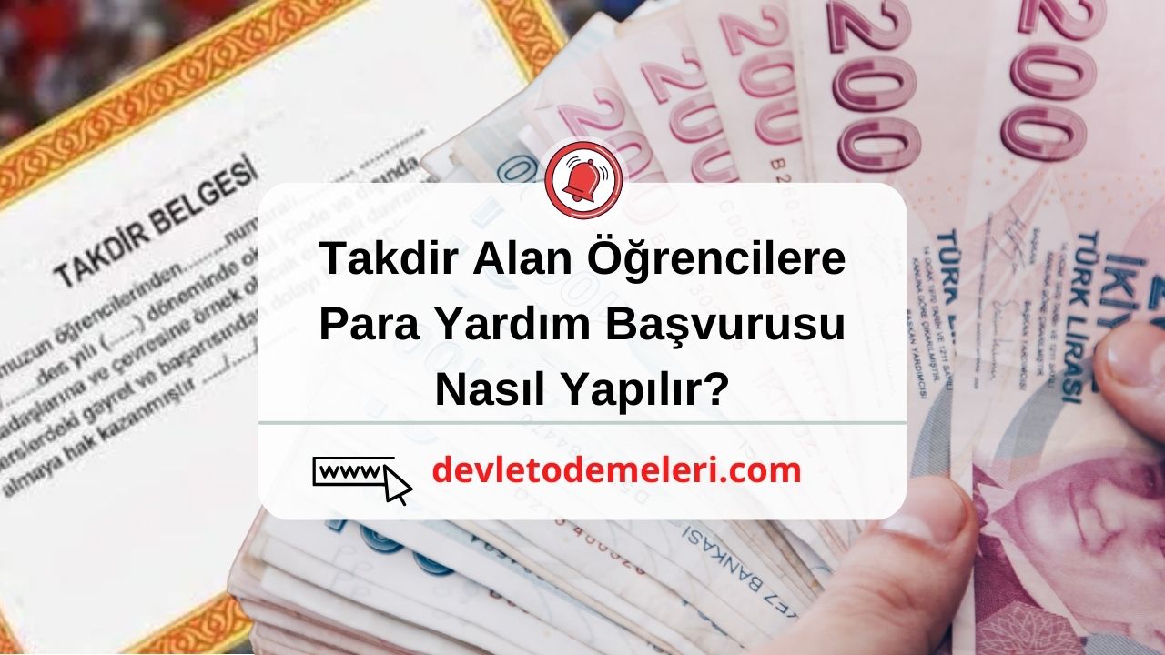 Takdir Alan Öğrencilere Karne Parası Başvurusu Nasıl Yapılır?