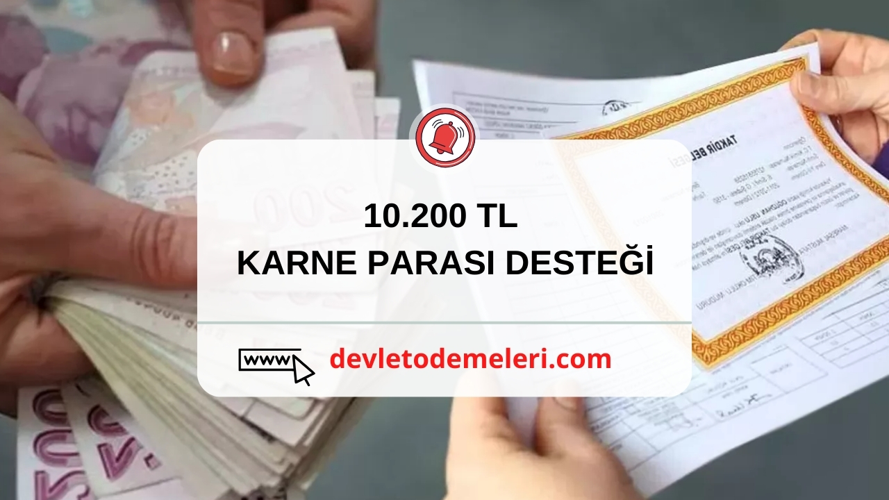 Takdir Teşekkür Alan Öğrenciler Hemen Başvursun 10 BİN 200 TL Karne Parası Başarı Teşvik Ödemesi