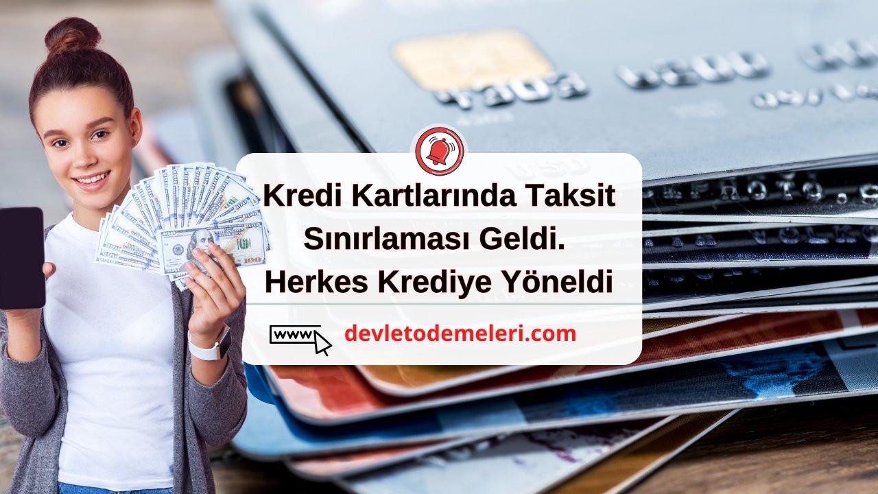 Kredi Kartlarında Taksit Sınırlaması Geldi. Herkes Krediye Yöneldi