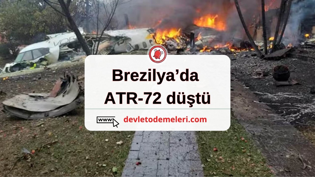 atr 72. Brezilya’da ATR-72 düştü