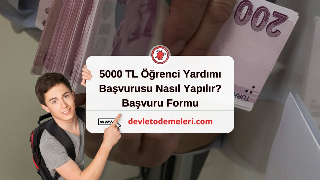 Öğrencilere 5000 TL Destek Ödemesi Verilecek. Başvuru Nasıl Yapılır?