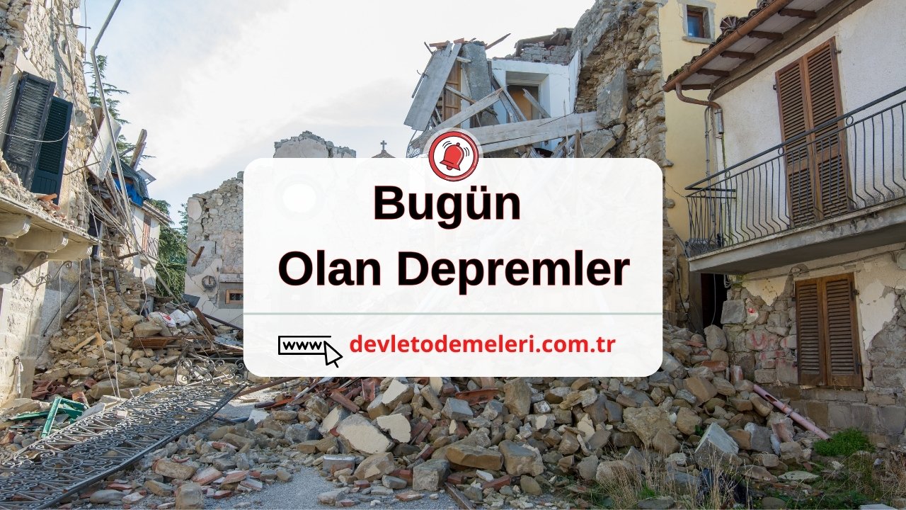 Bugün Olan Depremler. 24 Ağustos'ta olan depremler. Bugün Nerede deprem oldu?