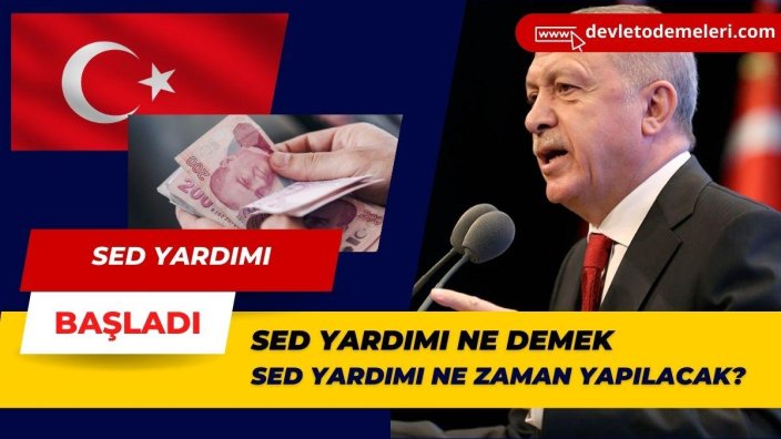 SED yardımı ne demek? SED Hizmeti Kapsamında Olmadığınız Değerlendirildi