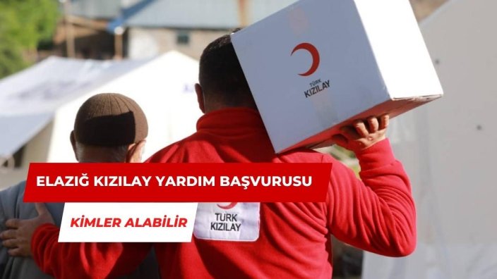 Elazığ Kızılay Yardım Başvurusu