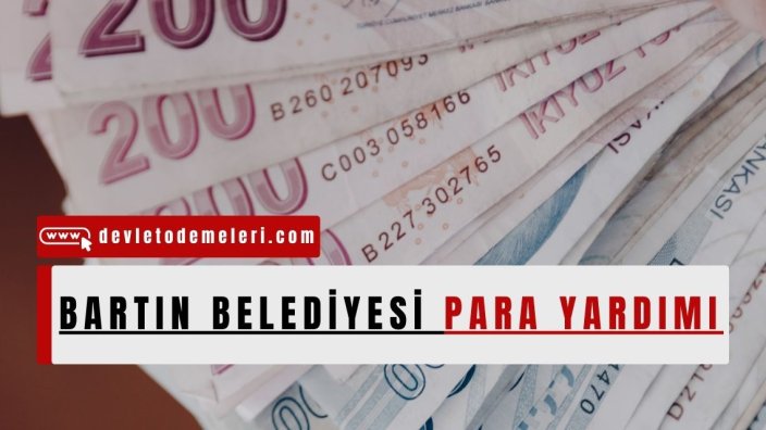 Bartın Belediyesi Para Yardımı