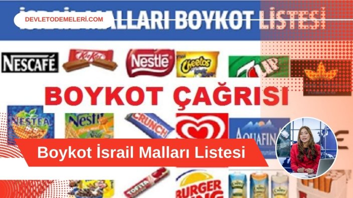 İsrail Malları Boykot Listesi