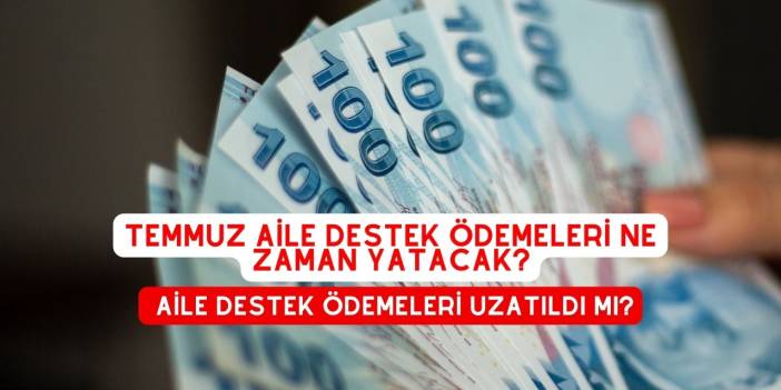 Temmuz Aile Destek Ödemeleri Ne Zaman Yatacak? Aile Destek Ödemeleri Uzatıldı Mı?