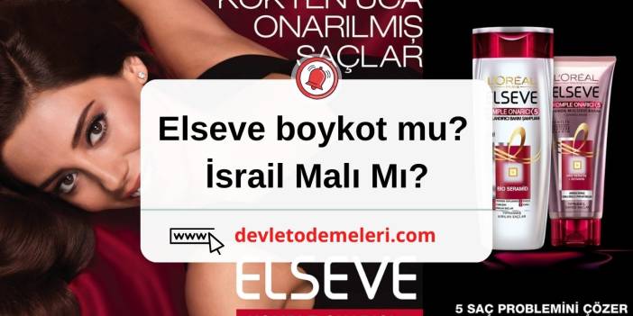 elseve boykot mu? İsrail Malı Mı?