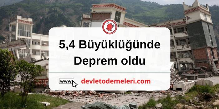 5,4 Büyüklüğünde deprem oldu. Endonezya'da deprem oldu. Son Dakika Deprem Haberleri