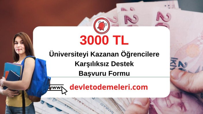 Şahinbey Belediyesi 3.000 TL Yardım Başvurusu 2024. Üniversiteyi Kazanan Öğrencilere 3000 TL Destek