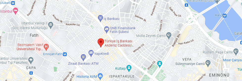 İş Bankası Akdeniz Caddesi Şubesi Nerede