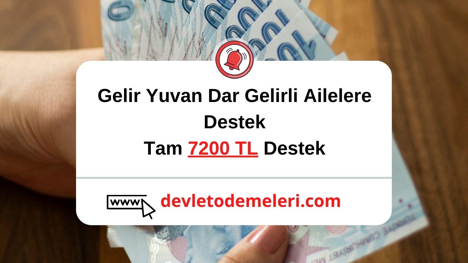 Gelir Yuvan Dar Gelirli Ailelere Destek