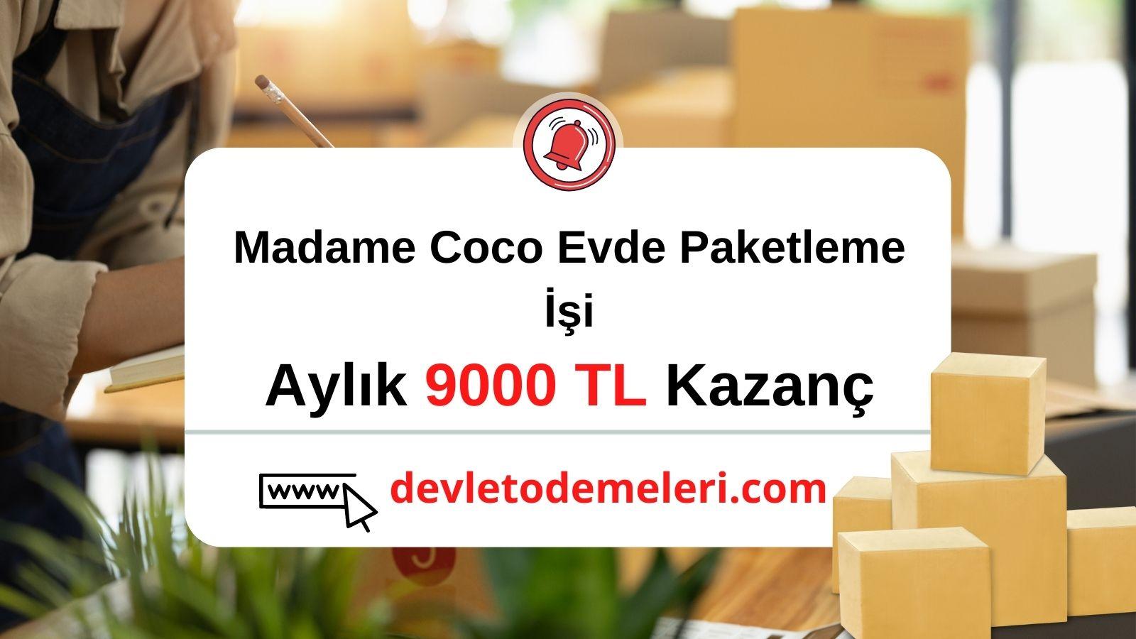 Madame Coco Evde Paketleme İşi