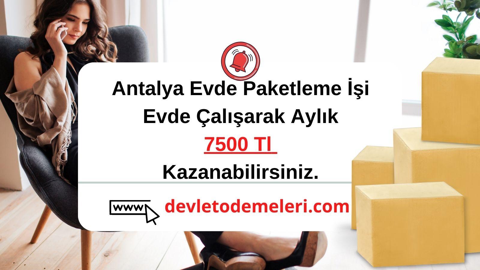 antalya evde paketleme işi