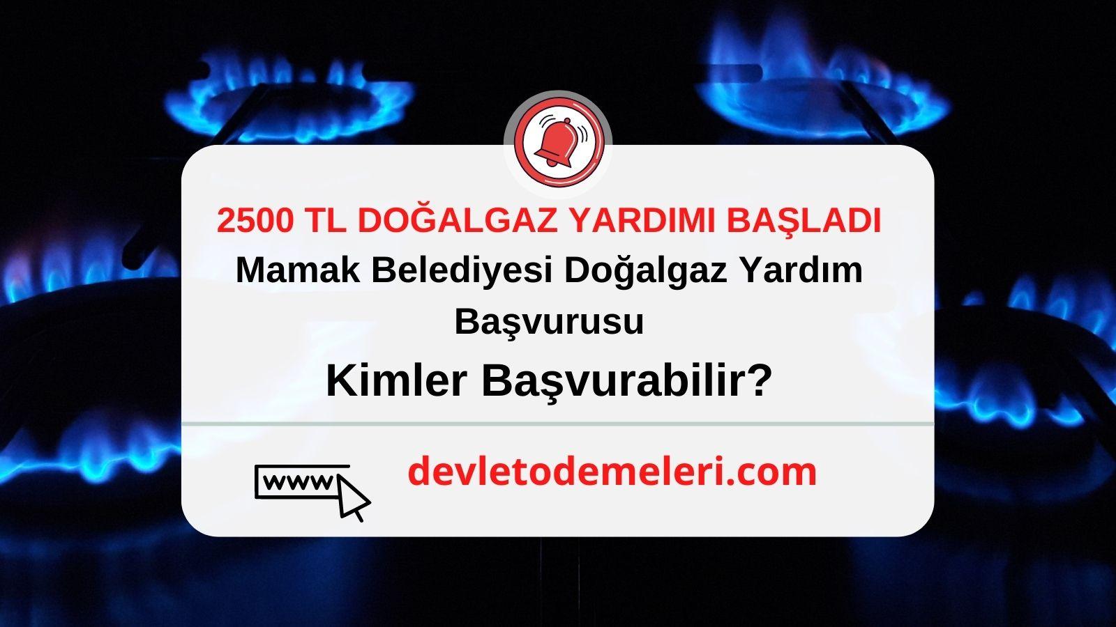 mamak belediyesi doğalgaz yardımı