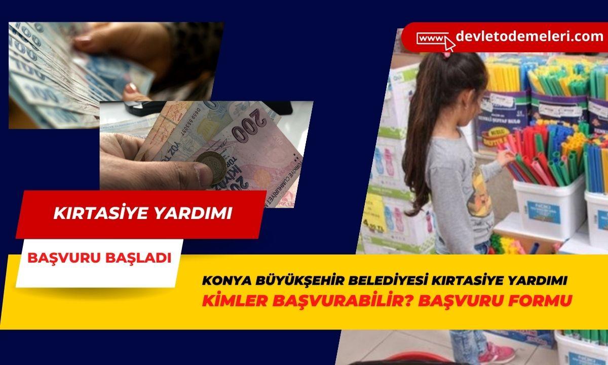 Konya Büyükşehir Belediyesi Kırtasiye Yardımı