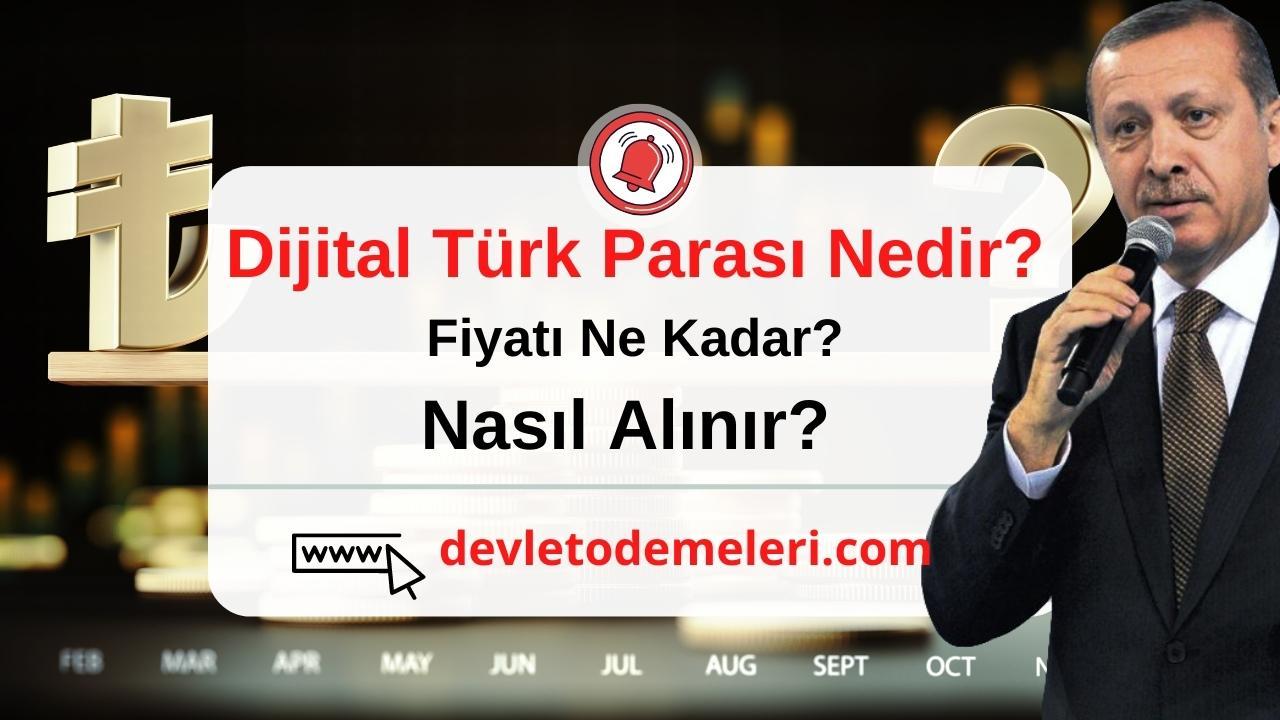Dijital Türk Parası Nedir Nasıl Alınır Fiyatı ne kadar
