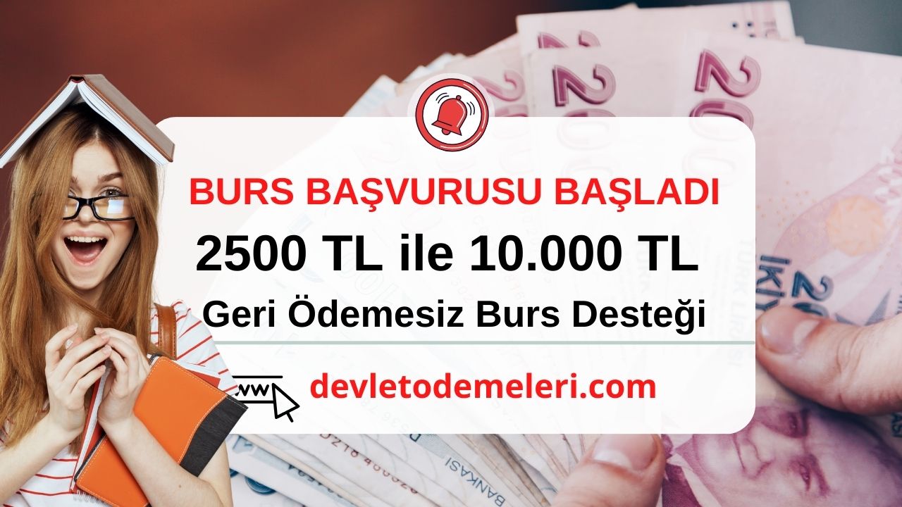 Karşılıksız Burs Başvurusu Başladı