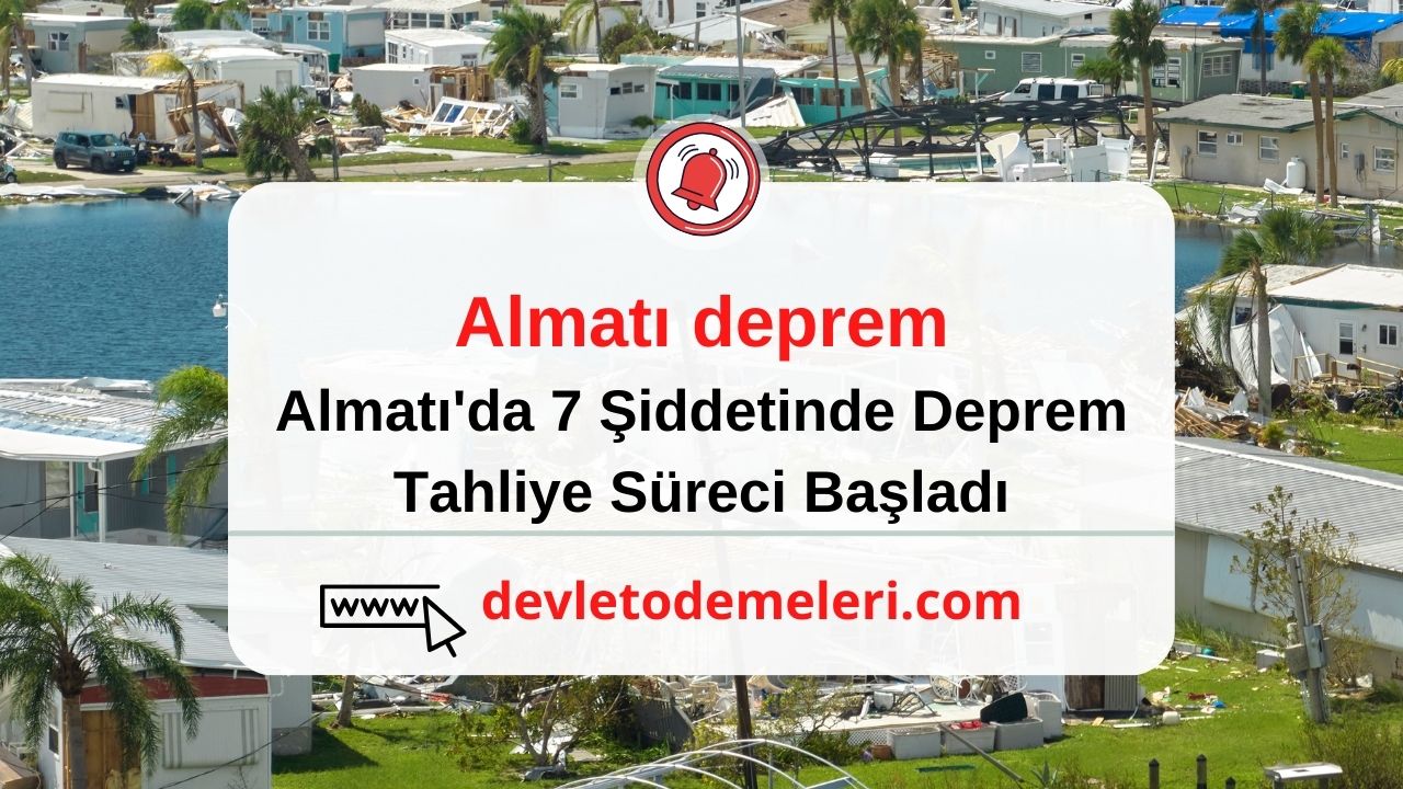 almatı deprem