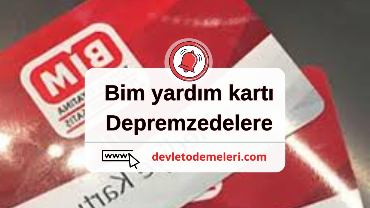 Bim yardım kartı