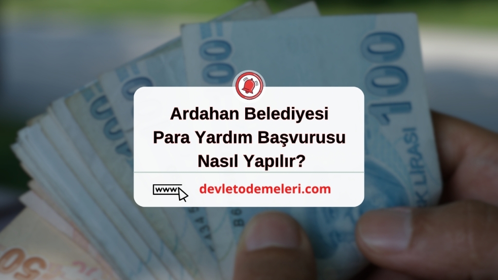 Ardahan Belediyesi Para Yardım Başvurusu