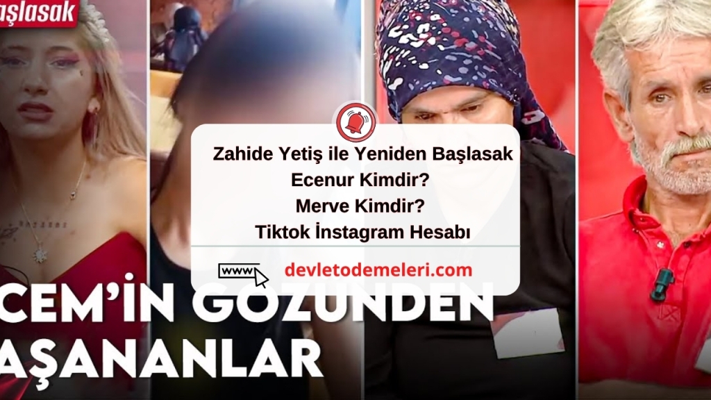 Zahide Yetiş ile Yeniden Başlasak Ecenur Kimdir? Merve Kimdir? Tiktok İnstagram Hesabı