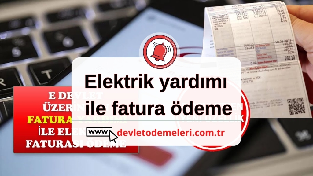 Elektrik yardımı ile fatura ödeme