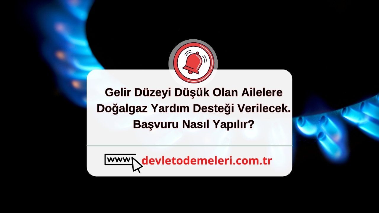 Gelir Düzeyi Düşük Olan Ailelere Doğalgaz Yardım Desteği Verilecek. Başvuru Nasıl Yapılır?