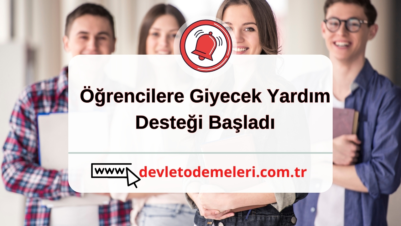 Öğrencilere Giyecek Yardım Desteği Başladı