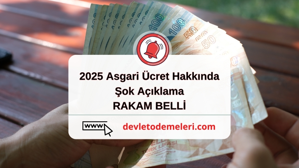 2025 Asgari Ücret Hakkında Şok Açıklama. Kulislerde konuşulan Rakamı Açıkladı