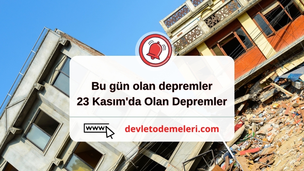 Bu gün olan depremler. 23 Kasım'da Olan Depremler