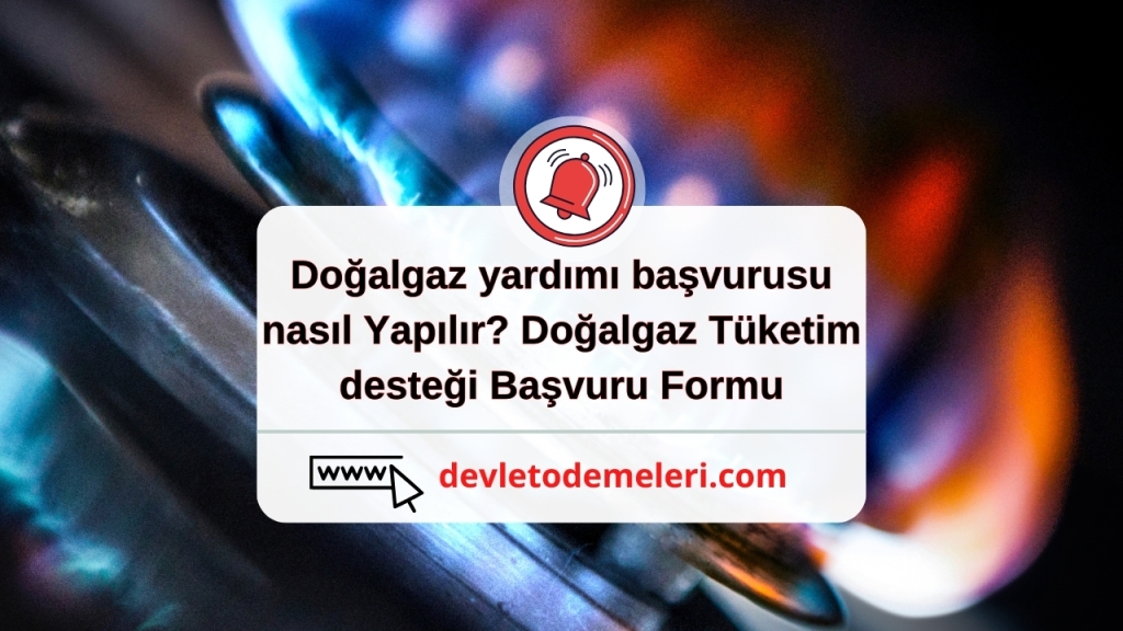 Doğalgaz yardımı başvurusu nasıl Yapılır? Doğalgaz Tüketim desteği Başvuru Formu