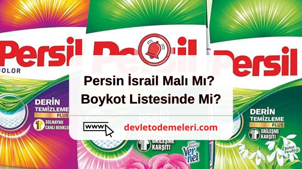 Persil İsrail Malı Mı? Boykot Listesinde Mi?