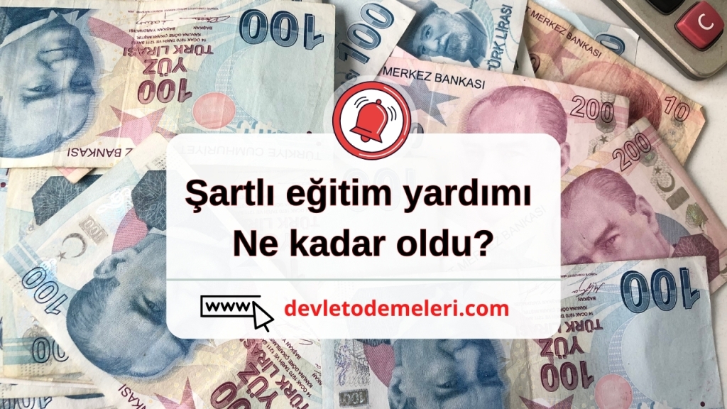 Şartlı eğitim yardımı ne kadar oldu?