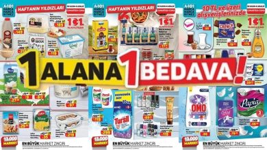 A101'den Dev Kampanya. 1 Alana 1 Bedava Günleri Başladı